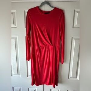 Long-Sleeve Dress BCBG MaxAzria Roxie VintageRedBerry